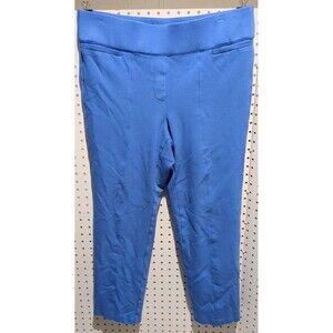 Lane Bryant Women's Pants Size 14 Blue Stretch Pockets